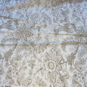fabric 1 yards 2002 American Folk Art Museum Andover Broderie Perse 1606 Beige